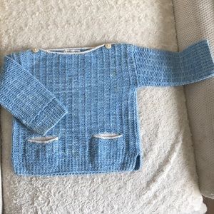 Misha and puff sweater